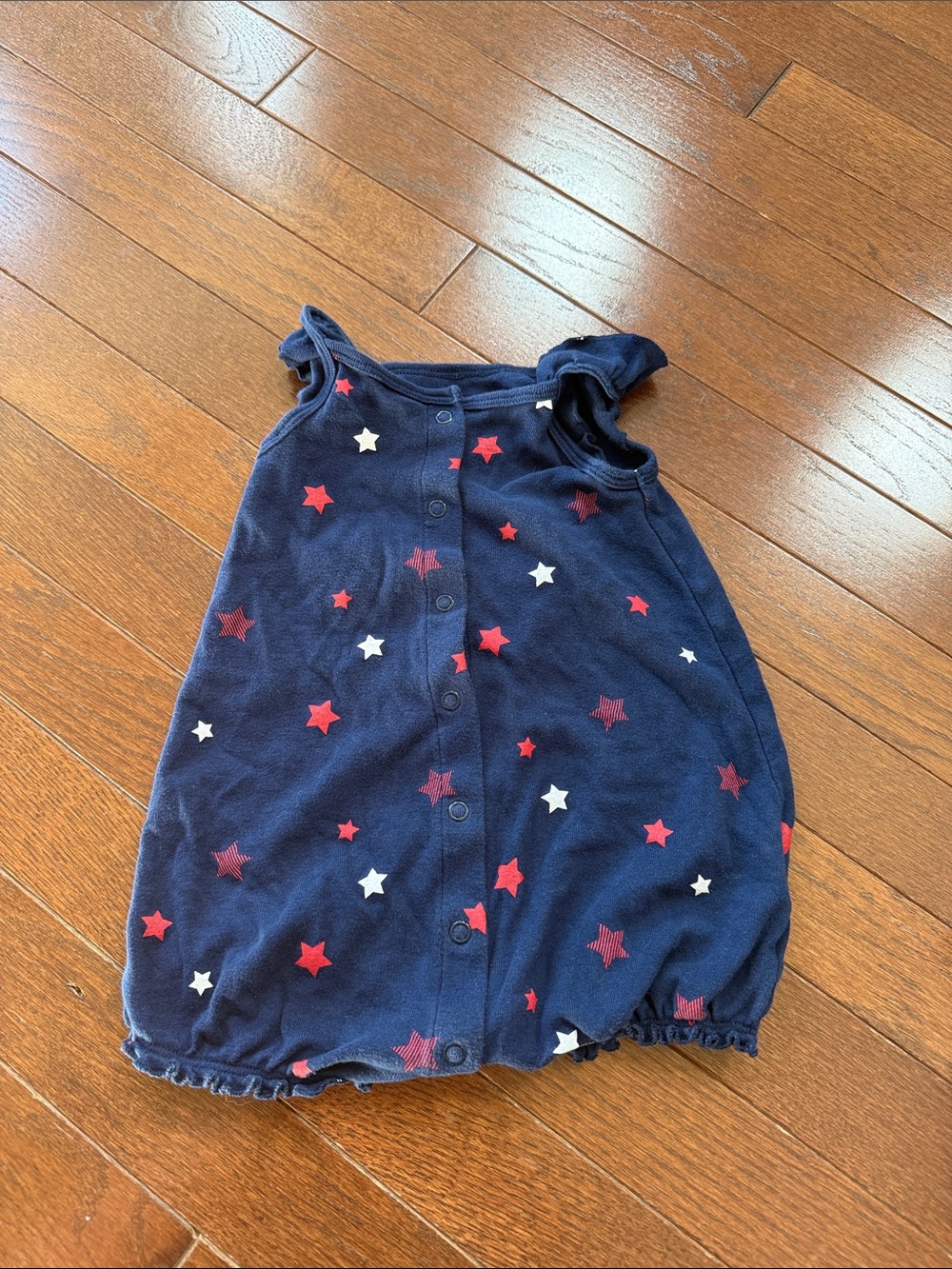 Carter's Navy Blue Star Print One-Piece